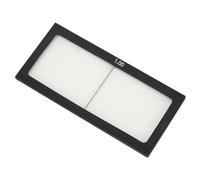 Fafeicy Lente de Aumento para Soldadura, Vidrio con 1.0 Dioptrías, 5x4 cm, Negro, Protección UV, Compatible con Máscaras de Soldadura