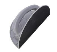 Fafeicy Lijadora de Esquinas Semicircular para Paneles de Yeso con Placa de Respaldo de Gancho para Papel de Lija de 9 Pulgadas y Lijado de Esquinas Apretadas 12 Piezas de Granos Surtidos