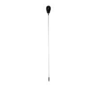 Fafeicy Limpiador de Canalones de 7.5 Pies, Cepillo de Limpieza de Canalones Ajustable de Largo Alcance desde el Suelo, Aleación de Aluminio con 1 Cabezal de Cepillo de Nailon para
