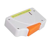 Fafeicy Limpiador de Extremos de Fibra ST LC Caja Limpiadora de Conectores de Fibra óptica para SC FC LC ST sin Pelusa No Necesita Alcohol ABS Blanco >550 Tiempos de Limpieza