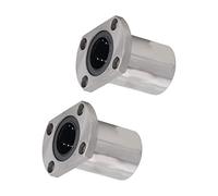 Fafeicy LMH25UU Rodamiento Lineal de Bolas Rodamiento Lineal con Brida de Movimiento 25 Mm 40 Mm con Brida Elipse para Equipo Máquina Columna de Varilla Guía