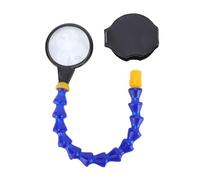 Fafeicy Lupa de Soldadura con Lente de Aumento de 4 a 5X, 5 Cm de Diámetro, Brazo Flexible de Rotación de 360 grados para Soldadura de Reparación Electrónica