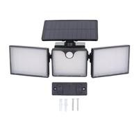 Fafeicy Luz de Pared Solar LED con Sensor de Movimiento Lámpara de Exterior Impermeable para Jardín y Seguridad de 50000 H Lifespan con Control Inteligente