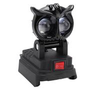 Fafeicy Luz de Trabajo LED, 18 W, 20 LM, 4 Modos, Portátil, con Cabezal Giratorio de 180° y Dos Puertos USB, para Taller, Camping, Coche, capó, Emergencia.