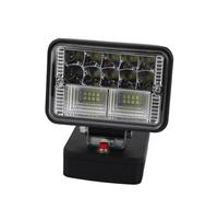 Fafeicy Luz de Trabajo LED Portátil Compatible con 18V Herramienta de | Luz LED de trabajo portátil, herramienta de iluminación Compatible con 18V, aleación de Zinc ABS, estroboscópico de 26 LED