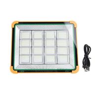 Fafeicy Luz de Trabajo Solar Portátil, 300W 25000LM 10000mAh Batería Recargable IP65 Luz de Trabajo LED con de 360 Grados, para Acampar Pesca Reparaciones de Emergencia