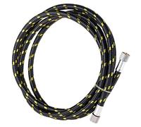 Fafeicy Manguera de Aerógrafo Trenzada de Nailon, 5,9 Pies, 1/8 de Pulgada, Manguera de Retroceso para Compresor de Aire, Conectora para Aerógrafo con Accesorios de Conexión