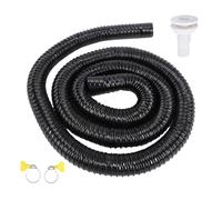 Fafeicy Manguera de Bomba de Achique, Kit de Instalación de Bomba de Achique de PVC Premium con Manguera Flexible de 6.56 Pies, Configuración Completa para Embarcaciones con Salida de Descarga de