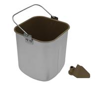 Fafeicy Máquina de Pan Cubo Máquina de Pan Bandeja para Hornear para Hacer Olla Interior Aleación de Aluminio de Grado Alimenticio de Primera Calidad Recubrimiento