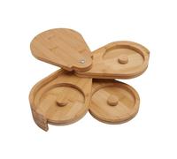 Fafeicy Margarita Salt Rimmer, Herramienta de Madera para Copas de Cóctel de 3 Niveles para Salar Bebidas, Ideal para Fiestas en Casa y Camareros