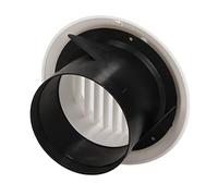 Fafeicy Material Pp Diseño Liviano Ventilación de Aire Redonda Estable y Flexible, Fácil Instalación para Tuberías de Cocina, Inodoro, Baño, etc. (Fafeicyqbleamsdot-11)