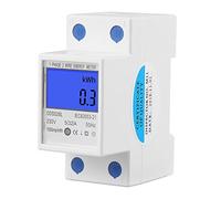 Fafeicy Medidor de Energía DDS528L-230V Retroiluminación LCD Medidor de Vatios KWh con Tecnología SMT Rango de Corriente 5-32A para Uso Doméstico e Industrial