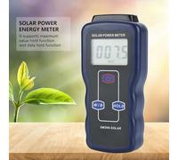 Fafeicy Medidor de Energía Solar, Detector de Luz Solar Digital SM206 Probador de Radiación Portátil, Instrumento de Medición Preciso para Investigación de Energía, Pantalla 19999 con Temperatura