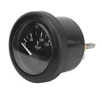 Fafeicy Medidor de Temperatura de Aceite de 52 Mm, Construcción de Plástico, Fácil Instalación para Generadores y Maquinaria, Rango de Medición 50-150 Celsius (DC12V)