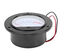 Fafeicy Medidor VU, Medidor de Nivel de Material ABS con Luz de Fondo Amarilla para Pruebas de Amplificadores de Potencia, 20 a 70 por Ciento de Humedad Compatible para Electrónica de Audio