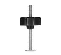 Fafeicy Metal Rapid Acting Hold Hold Splak Set Woodworking Tool para la Ranura de Pista T (Tornillo T + M8 de plástico)