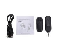 Fafeicy Micrófono Lavalier Inalámbrico 2.4G, Clips Magnéticos Desmontables Transmisión de Alcance de 30 M con Operación de Silencio con Una Tecla, para Enseñar Presentación Hablar en