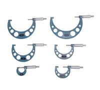 Fafeicy Micrómetro Set Herramientas Machinist Precise 6-PCS 0-150 Mm Rango para Carpinteros y Entusiastas de Bricolaje de Acero Inoxidable