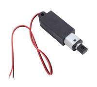 Fafeicy Mini Actuador Lineal Eléctrico 24V DC 50N Empuje 15mm S con Interruptor de Límite para Automatización del Hogar Muebles RV