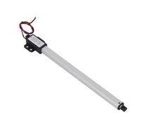 Fafeicy Mini Actuador Lineal Eléctrico de 24 V, 200 Mm de, Empuje 20 N, Motor de Varilla de Empuje de Aluminio ABS con Interruptor de Límite Final para Puertas de Gabinetes de Automatización del