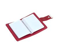 Fafeicy Mini Billetera con Tarjetero de Cuero de PU de Moda, Contenedor de Artículos Compacto y Delicado, Capacidad Suficiente para 26 Tarjetas Bancarias, Estuche para Tarjetas de Viaje, Cuero de PU