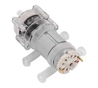Fafeicy Mini Bomba de Diafragma Transparente 385HPC 9 Bomba de Agua DC12V 4.8W Puerto de 7 Mm 41F a 212F Resistencia a Altas Temperaturas para Acuario Tetera Circulación de Agua