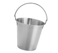 Fafeicy Mini Cubos de Acero Inoxidable, un Cubo con Muchos Objetivos Resistentes a las Alitas de Pollo (SILVER)