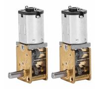 Fafeicy Mini Motorreductor, Microturbina de Alto par con Reductor de Engranajes, Motor de CC con Escobillas de 30 RPM para Proyectos de Electrónica DIY para aficionados.