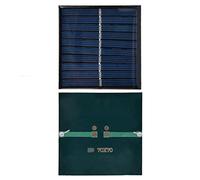 Fafeicy Mini Panel Solar, Celda Solar Encapsulada en Epoxi, 2 Unidades, 5 V, 0,7 W, 0 a 140 MA, Módulo Portátil Flexible para Proyectos de Bricolaje, Kits de Aprendizaje, Uso en Experimentos Al Aire