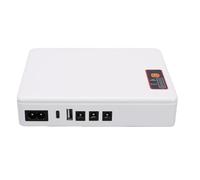 Fafeicy Mini UPS, Respaldo de Batería 20800mAh para Enrutadores con Salida USB Tipo C y Funciones de Seguridad para Dispositivos de Red (Enchufe de la UE)