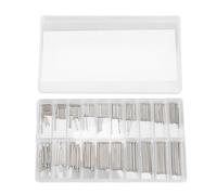 Fafeicy Mira la Herramienta de Barra de Resorte 300pcs Pintos de Extracción de la Banda de Acero Inoxidable Kit Manual de la Pulsera Herramientas de Reparación de la Correa de (Cabeza doble de 1.2 mm)