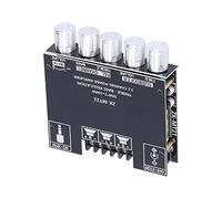 Fafeicy Módulo Amplificador de Potencia Digital Mini Amplificador para Altavoces con Entrada AUX BT 5.0 Placa Amplificadora de Audio de 2.1 Canales DC12 a 24 V para Uso de Altavoces de Escritorio en