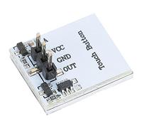 Fafeicy Módulo de Botón de Interruptor Táctil Capacitivo de 2 Piezas, Interruptor del Sensor Táctil Interruptor de Control Táctil sin Piezas Mecánicas 2.7-6V (GREEN)