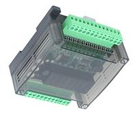 Fafeicy Módulo de Control Industrial del Controlador Lógico Programable PLC con Programación de Diagrama de Escalera para (Con Base Agregar comunicación 485)