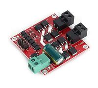 Fafeicy Módulo de Controlador de Motor de CC de Puente H Dual Controlador de Velocidad PWM 6.5V-27V 7A 160W con Protección contra Subtensión para Proyectos de Robótica y Bricolaje