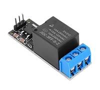 Fafeicy Módulo de relé de Bloqueo Automático de 1 Canal Placa de Disparo Biestable DC 6-24 V Disparador de Pulso de bajo Nivel con Alta Durabilidad Precisión para MCU