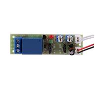Fafeicy Módulo de relé del Temporizador FAFEICY 10A250VAC Ajustable de 0 a 60 Minutos de Retraso con Modos Duales para Pruebas de equipos. (DC 12V ajustable 0-60 minutos)