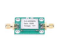Fafeicy Módulo de Señal de RF, Amplificador de Potencia Media 5-6000MHz 20dB Ganancia de bajo Rango de Figura de Amplio Rango Dinámico con Impedancia de Salida de Entrada de 64dB