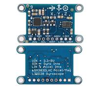 Fafeicy Módulo de Sensor, Amplia Gama de Usos de la Aplicación Amplia 9DOF Módulo de Sensor con Alfileres, para Piezas Electrónicas Industriales Suministros Industriales Piezas