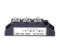 Fafeicy Módulo Rectificador de Puente de Diodo, 50A 1600V, Fotovoltaico, Rectificador