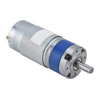 Fafeicy Motor de Engranaje Planetario D Eje de Cobre Cepillo de Carbono DC 12V para Automatización Industrial (85RPM)