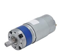 Fafeicy Motor de Engranaje Planetario D Eje de Cobre Cepillo de Carbono DC 12V para Automatización Industrial (8RPM)