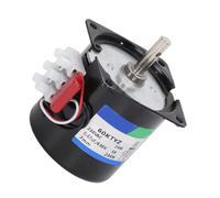 Fafeicy Motor de Engranajes de 220 V Micro Reducción de Velocidad Imán Permanente Síncrono 5 Rpm 7 Mm Ejes Centrales con Orificio para un Funcionamiento con bajo Nivel de Ruido y
