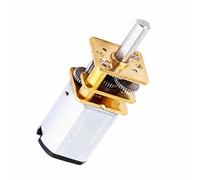 Fafeicy Motor de Engranajes Motor de Engranajes de Reducción de Velocidad de 6 V 300 RPM con Caja de Cambios de Metal, N20 DC para Reemplazo 2 Piezas