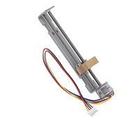 Fafeicy Motor Paso a Paso Lineal, Reductor Planetario Totalmente Metálico, Motor Miniatura Bifásico de 4 Cables para Proyectos de Bricolaje y Equipos de Medición