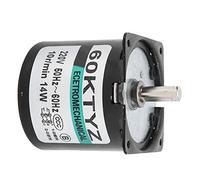 Fafeicy Motor Sincrónico de CA Mini Motor Compacto con Alta Torsión para Generador de Bricolaje: Engranaje de Metal Tranquilo y Largo para Ventiladores Circulantes y Limpiadores de Aire (10 RPM/min
