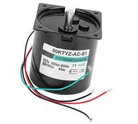 Fafeicy Motor Síncrono de par Grande, Duradero, de Baja Velocidad, 60W XD80KTYZ para Varias Máquinas Herramienta CNC (80 rpm/min AC220V)