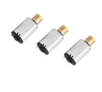 Fafeicy Motor Vibratorio Eléctrico 3 Piezas Mini Motor de CC de Micro Vibración 1,5 V/3 V/6 1000 RPM con Rueda Excéntrica de Latón para Instrumentos de Belleza Herramientas de Masaje