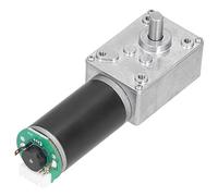Fafeicy Motorreductor Autoblocante Motorreductor No Reversible Motor CC Autoblocante Eje D de 8 Mm con Motor de Cobre de Alta Torsión para Dispositivos de Accionamiento Industrial (DC24V 470RPM)