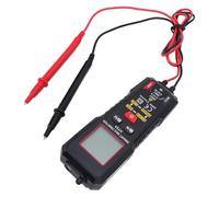 Fafeicy Multímetro Digital 2000 Recuentos Voltímetro Inteligente de Rango Automático Detección NCV Linterna LED para el Hogar Solución de Problemas Eléctricos DIY (Conjunto estándar sin batería)